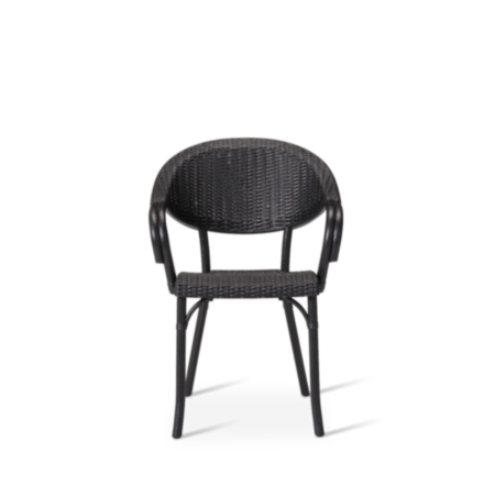 Paris Chair - Polypropylene Bistro Chair - Black