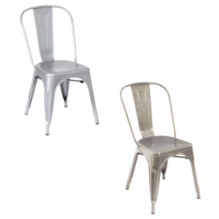 Paris Retro Metal Cafe Bistro Chair