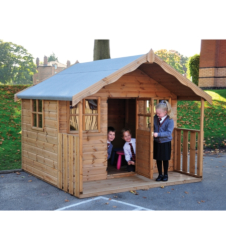 Early Years Outdoor Wooden Play Cottage