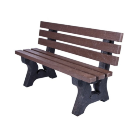 Peak Recycled Plastic Outdoor Street Furniture Bench
