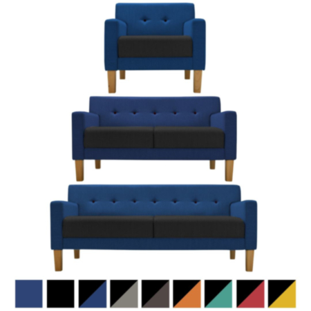Peridot Office Sofa with Arms
