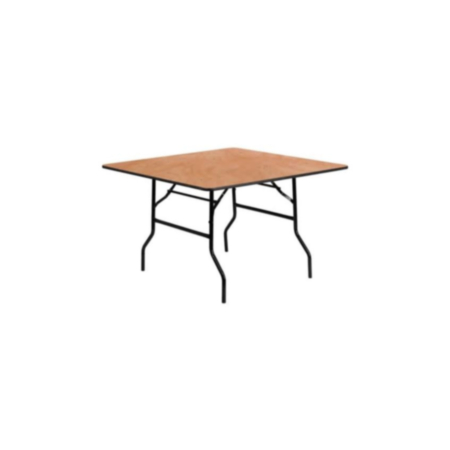 Square Wooden Banqueting Folding Trestle Table - 760 x 760mm