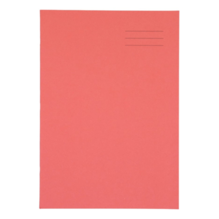 A4+ 80pg Plain Red PK50