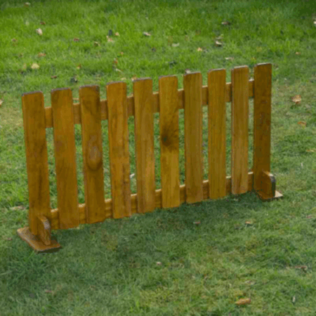 Early Years Children&#039;s Wooden Indoor or Outdoor Picket Fence - Double