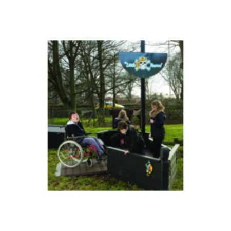 SEN Outdoor Playground Recycled Plastic Pirate Ship
