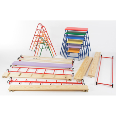 Indoor Physical Education Agility Set for Primary Schools - 19 pieces