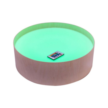 Early Years Sensory Round Magic Colour Changing Light Play Table
