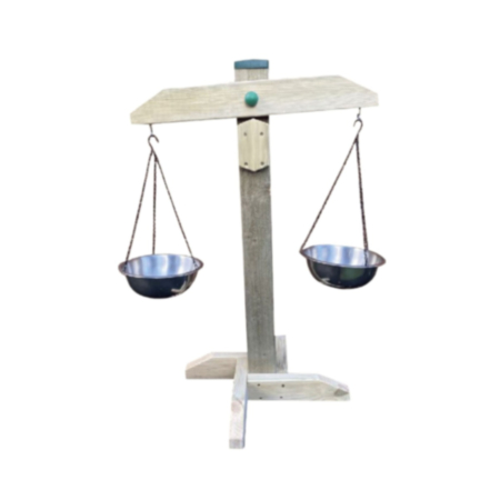 Wooden Outdoor Balance Scales