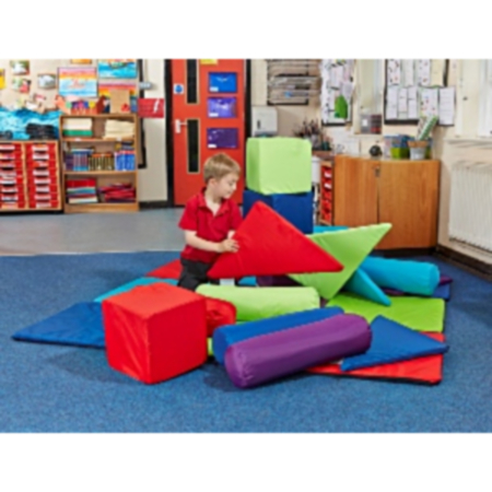 Soft Play 16 Cushions - Seating Cube Set