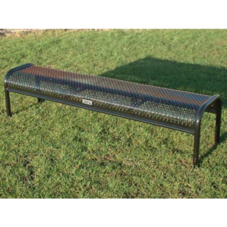 Perforated Metal Outdoor Street Furniture Bench