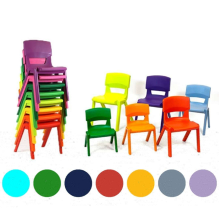 Postura Plus One Piece Plastic School Chair