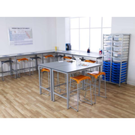 Premium Laboratory Table With Trespa Top