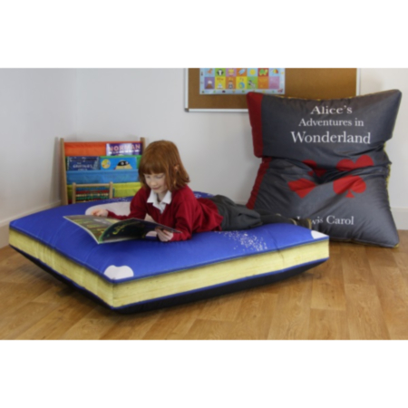 Classic Primary Book Bean Bags (Set of 3) 