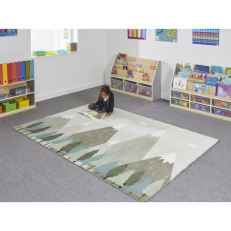 Calm Mountains Classroom Carpet 
