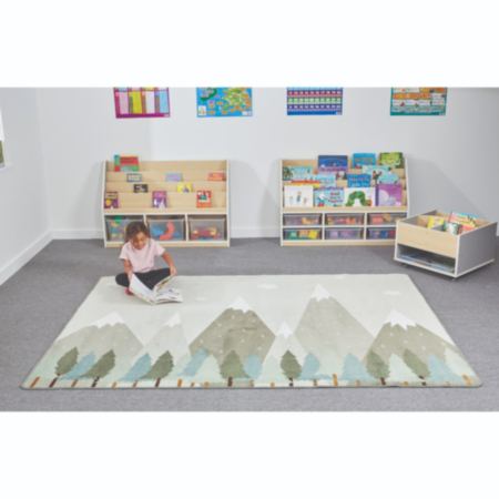Calm Mountains Classroom Carpet 