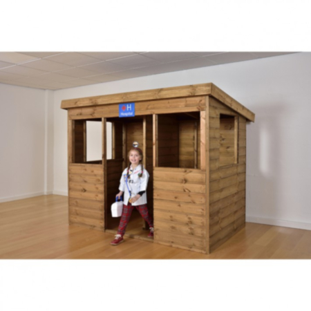 Early Years Outdoor  Wooden Role Play Playhouse