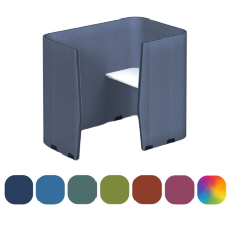 Priva Rectangular Left Hand Workstation Pod W1200 x H1500 x D1800mm