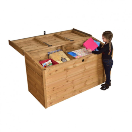 Outdoor Wooden Playground Storage Chest-Supply Only