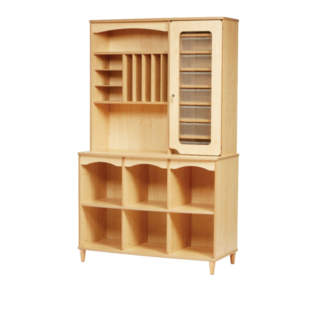 Millhouse Wooden Early Years Practitioner Storage Station - Maple
