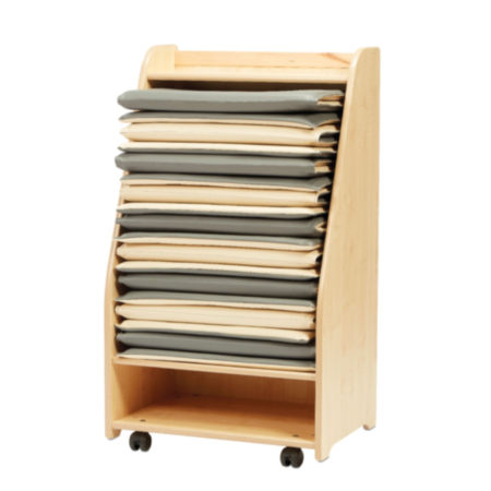 Millhouse Mobile Wooden Sleep Mat Storage Unit