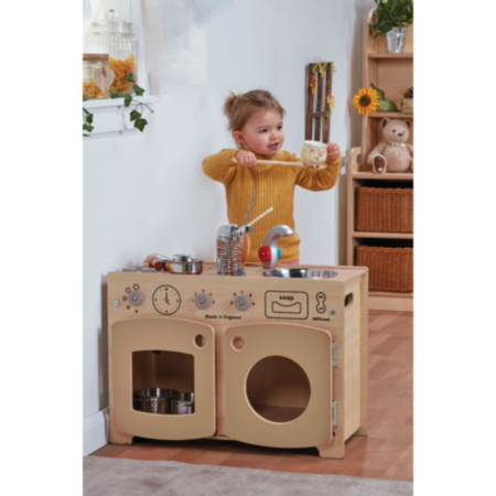 Millhouse Wooden Wolds Complete Toddler Kitchen with Sink