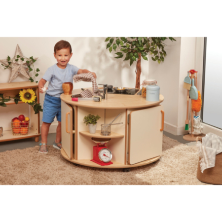 Millhouse Home From Home Round Island Kitchen - Preschool  