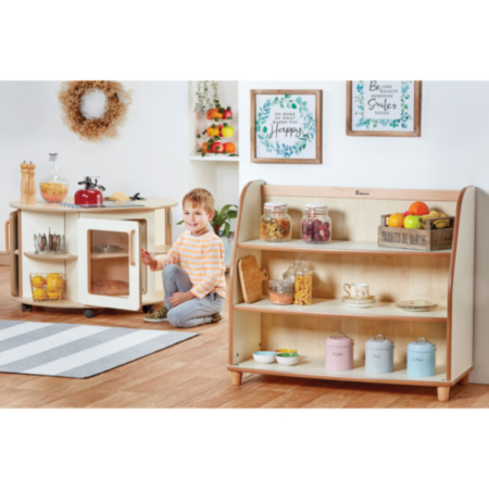 Millhouse Home from Home Tiered Shelf Unit with Mirror Back  