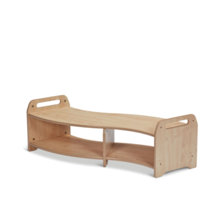 Millhouse Low S-shape Open Sweep Shelving Unit  