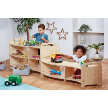 Millhouse Tall S-shape Open Sweep Shelving Unit  