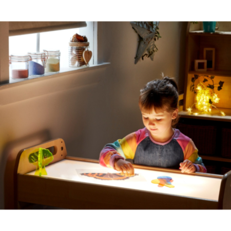 Millhouse Early Years Indoor Maple Light Box Trolley