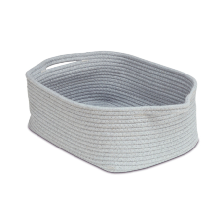 Millhouse Light Grey Shallow Rope Basket (PK of 6)  