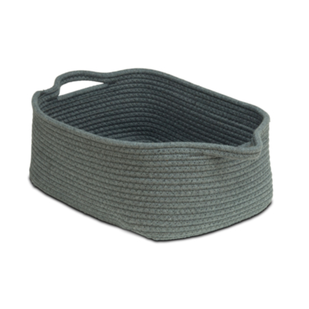 Millhouse Dark Grey Shallow Rope Basket (PK of 6)  