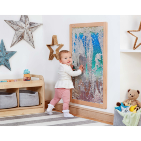 Millhouse Early Years Sensory Wall Sequins Panel