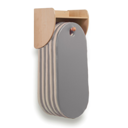 Millhouse Slumberstore Wall Mounted Sleep Mats and Storage - Grey and Cream