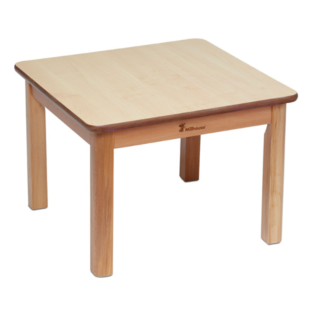 Millhouse Under 3&#039;s Beach Wood Square Table