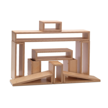 Millhouse Early Years Small Hollow Blocks - Set of 24 Pieces