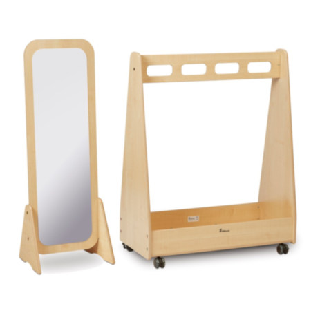 Millhouse Basic Dressing up Trolley plus Freestanding Mirror