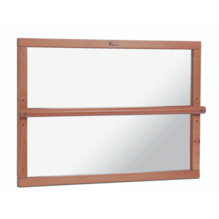 Millhouse Early Years Beech Pull Up and Play Mirror
