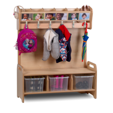 Millhouse Set of 4 Freestanding Welcome Cloakroom Units - Bundle Deal