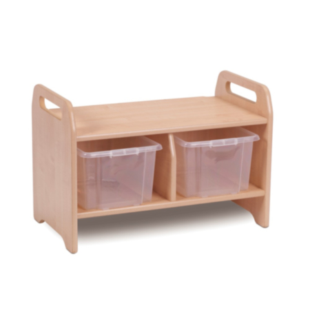 Millhouse Early Years Small Wooden Cloakroom Storage Bench