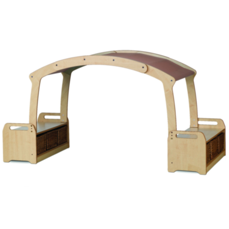 Millhouse Low Level Den Cave Set with Baskets - Taupe Roof