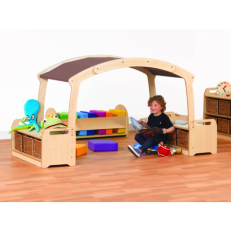 Millhouse Low Level Den Cave Set with Baskets - Taupe Roof