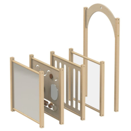 Millhouse Wooden Play Panel - Set of 5