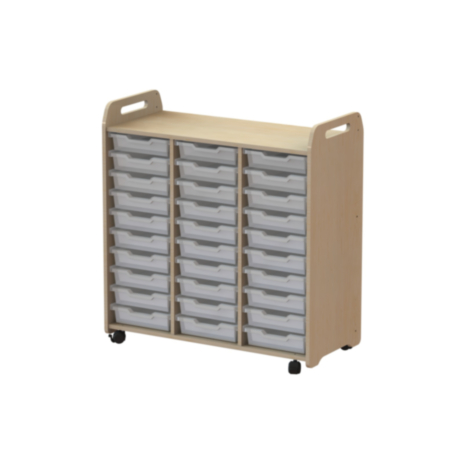 Millhouse Early Years Tray Storage with 30 Shallow Trays