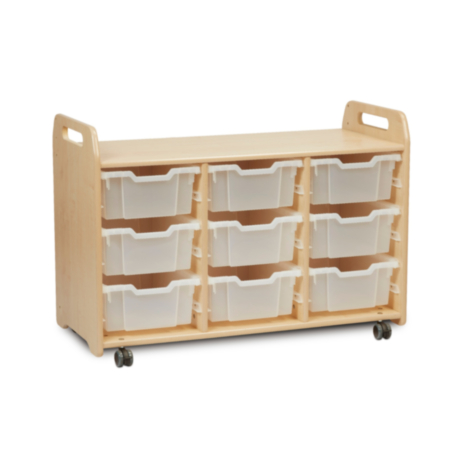 Millhouse Early Years Tray Storage with 9 Deep trays
