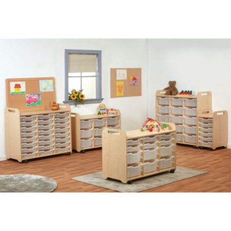 Millhouse Early Years Tray Storage with 6 Shallow plus 6 Deep Trays