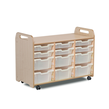 Millhouse Early Years Tray Storage with 6 Shallow plus 6 Deep Trays