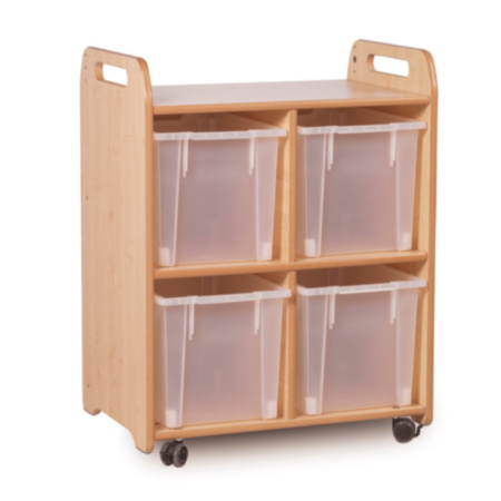Millhouse 2 Column Shelf Classroom Storage with Trays 