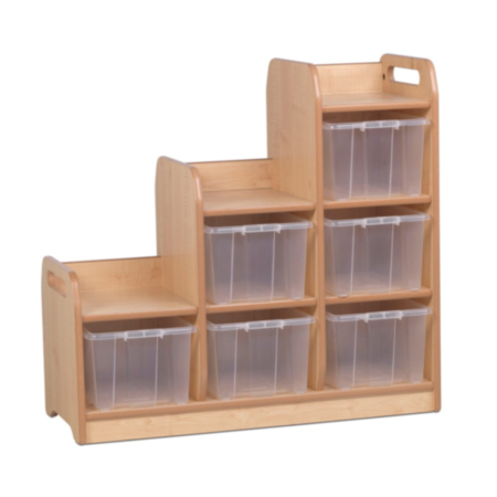 Millhouse Early Years Stepped Storage - Right Hand