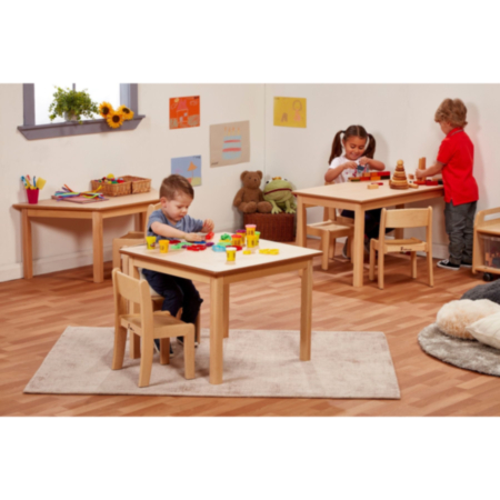 Millhouse Rectangular Wooden Classroom Table